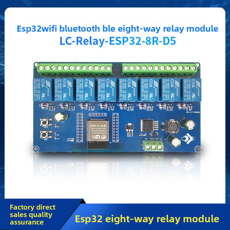 DC5-30V ESP32 Geliştirme Kartı - Relay 8 Channel Board incelemesi ve fiyatı