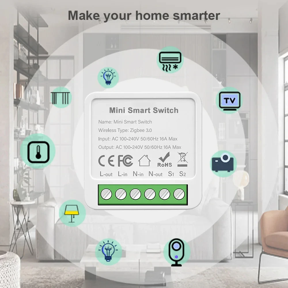 WiFi Zigbee Akıllı Anahtar Mod - Home Automation Systems Diy incelemesi ve fiyatı