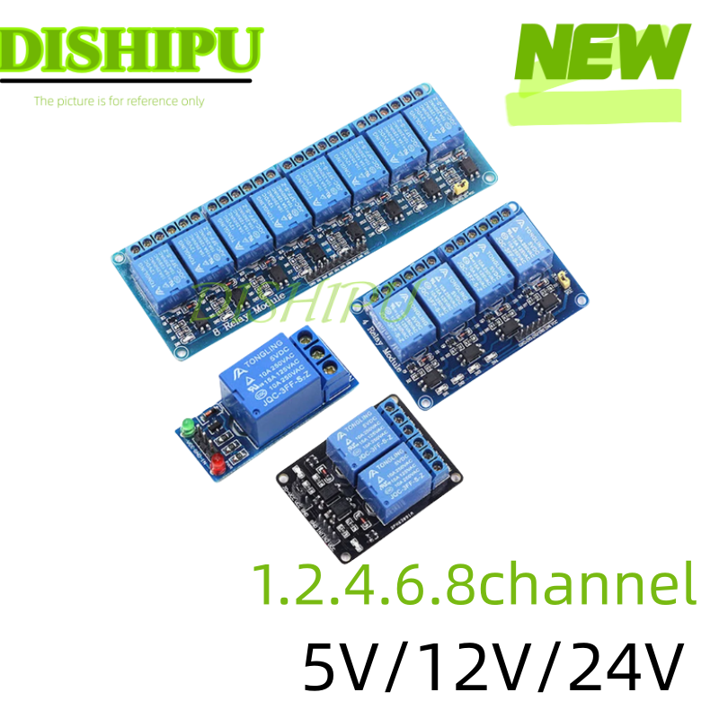 DC 5V 12V 24V 1 2 4 6 8 Kanall - Relay 8 Channel Board incelemesi ve fiyatı