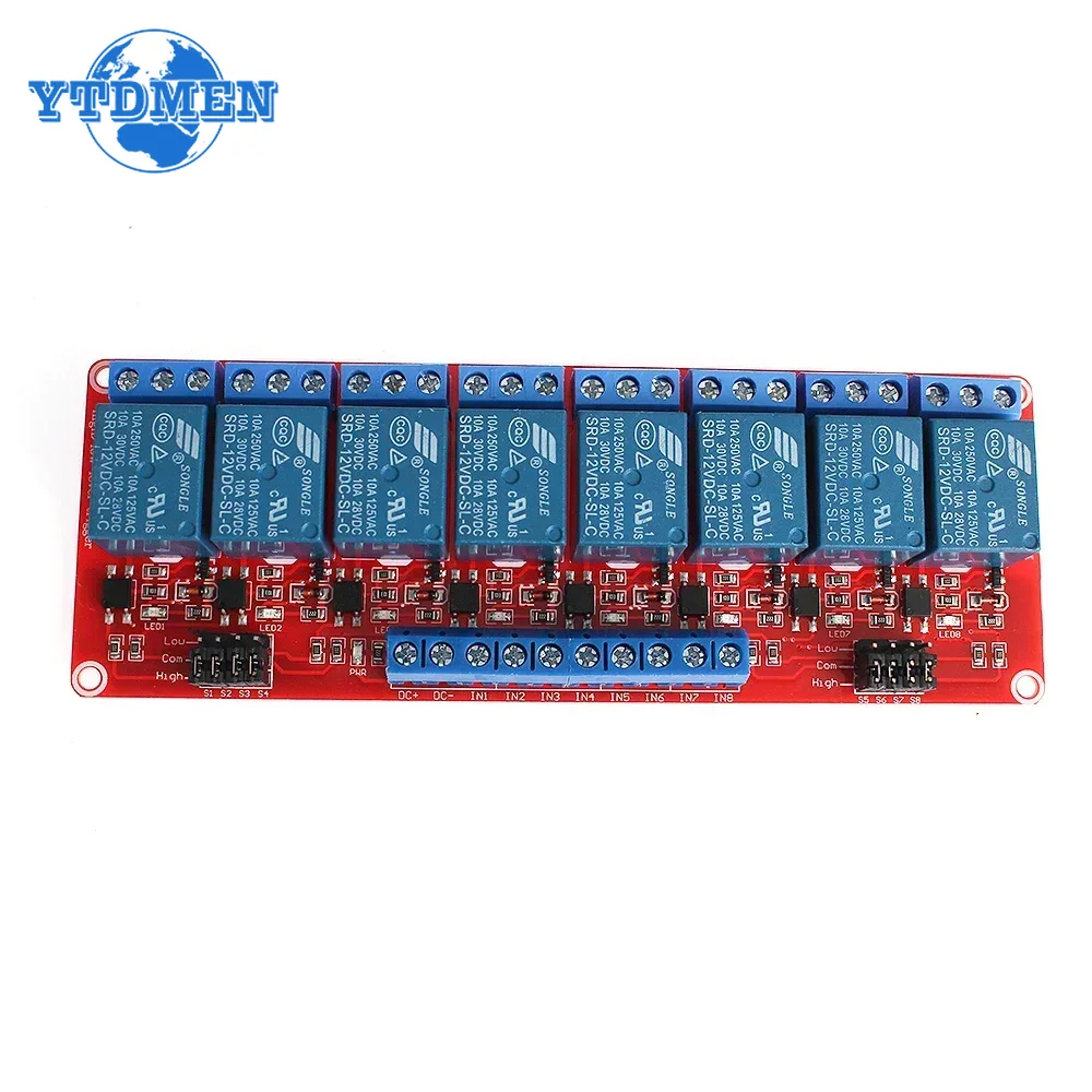 1 adet röle modülü 5V 12V 24V  - Relay 8 Channel Board incelemesi ve fiyatı